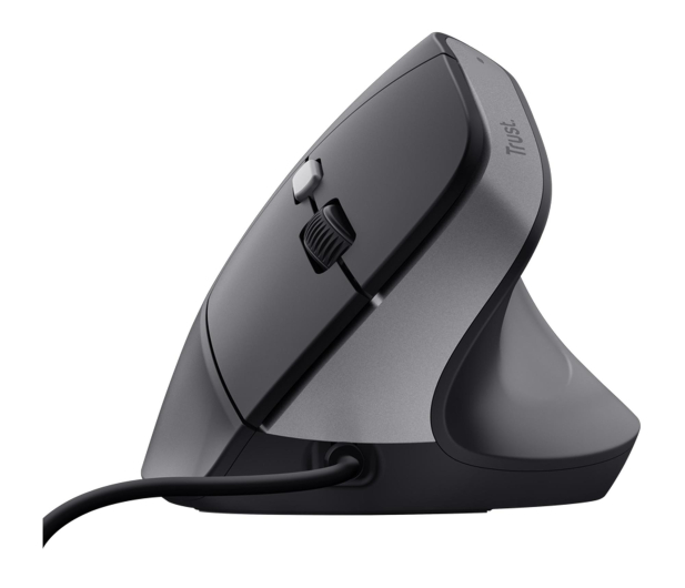 TRUST Mysz ergonomiczna przewodowa Bayo II czarna 25144 - 1489323 - zdjęcie 2